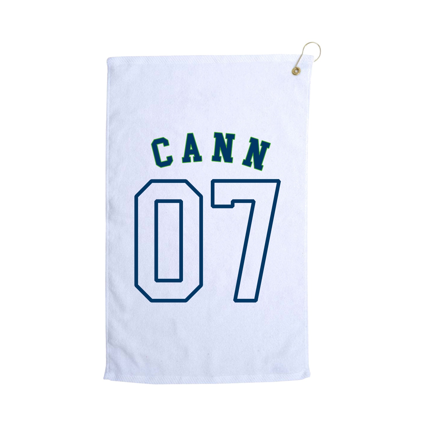 Golf Towel — Shirsey Arch in White