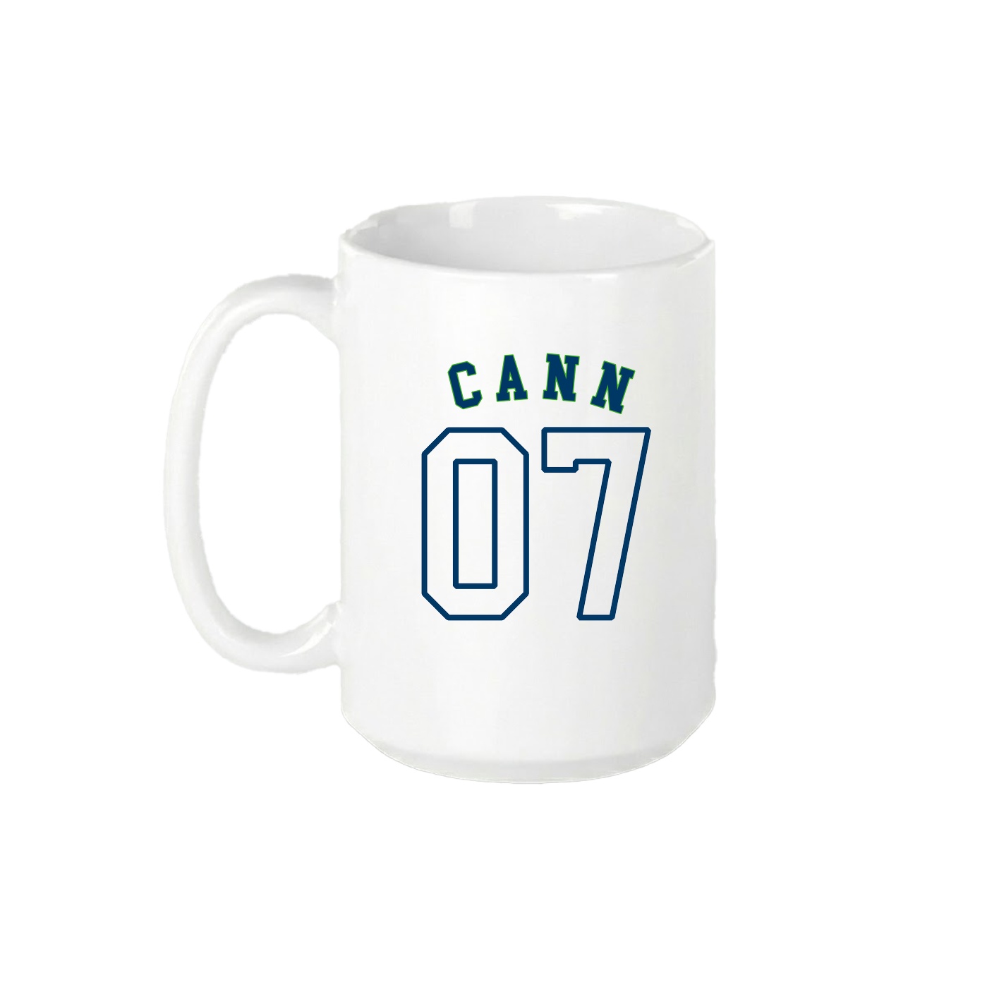 15oz Coffee Mug — Shirsey Arch in White