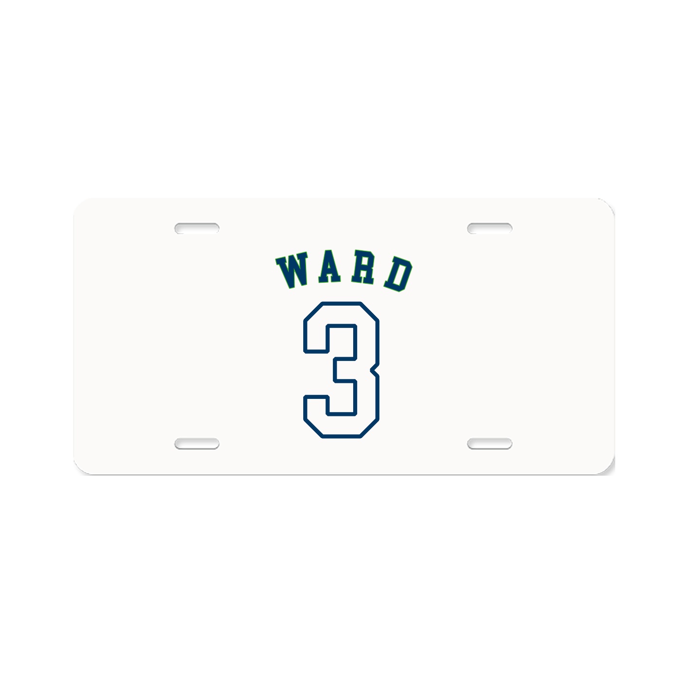 License Plate — Shirsey Arch in Classic