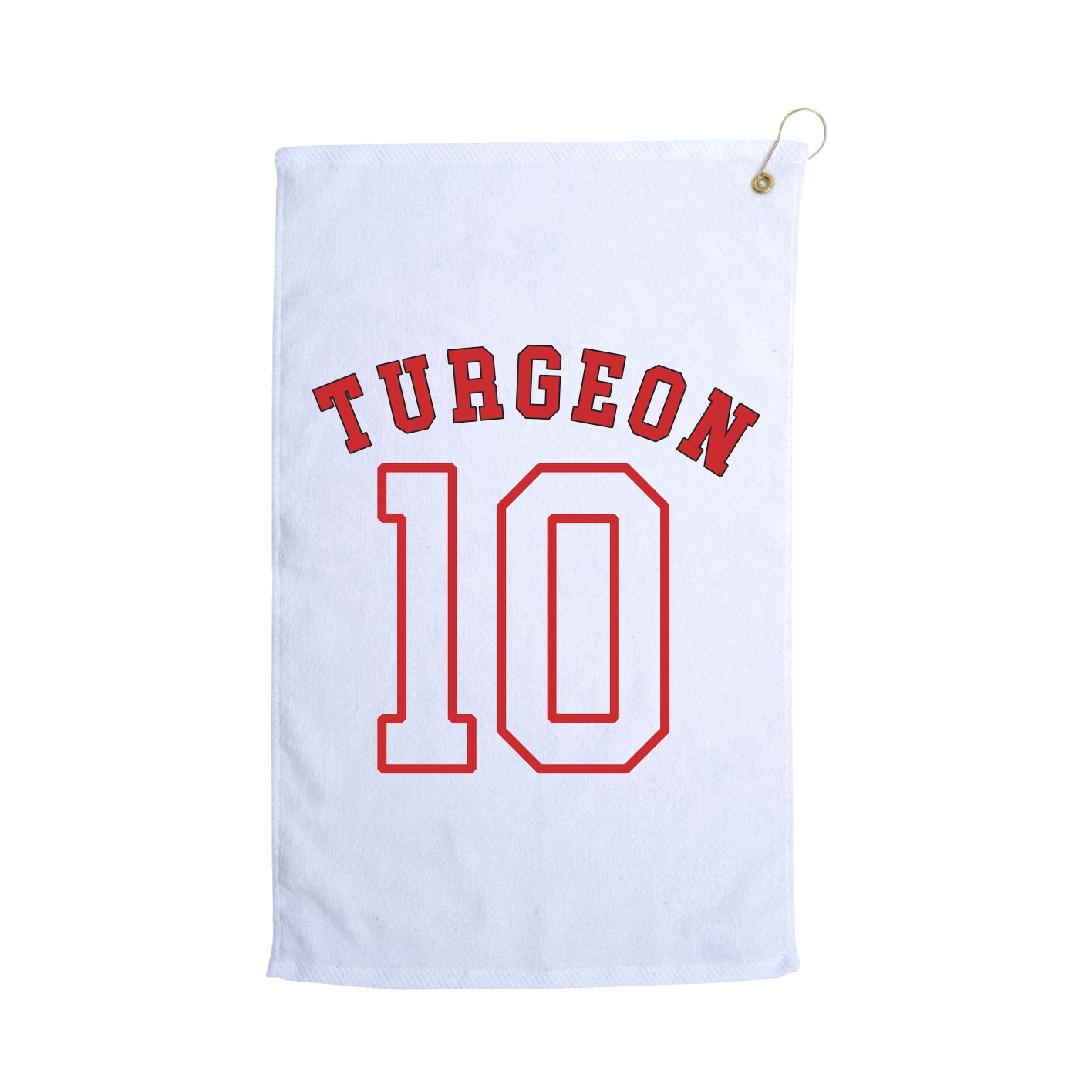 Golf Towel — Shirsey Arch in White