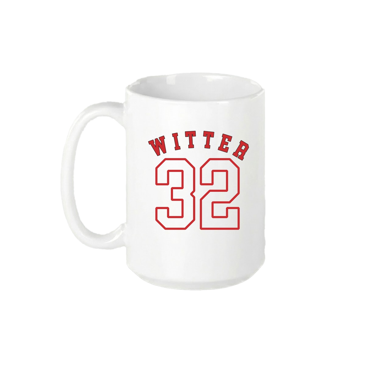 15oz Coffee Mug — Shirsey Arch in White