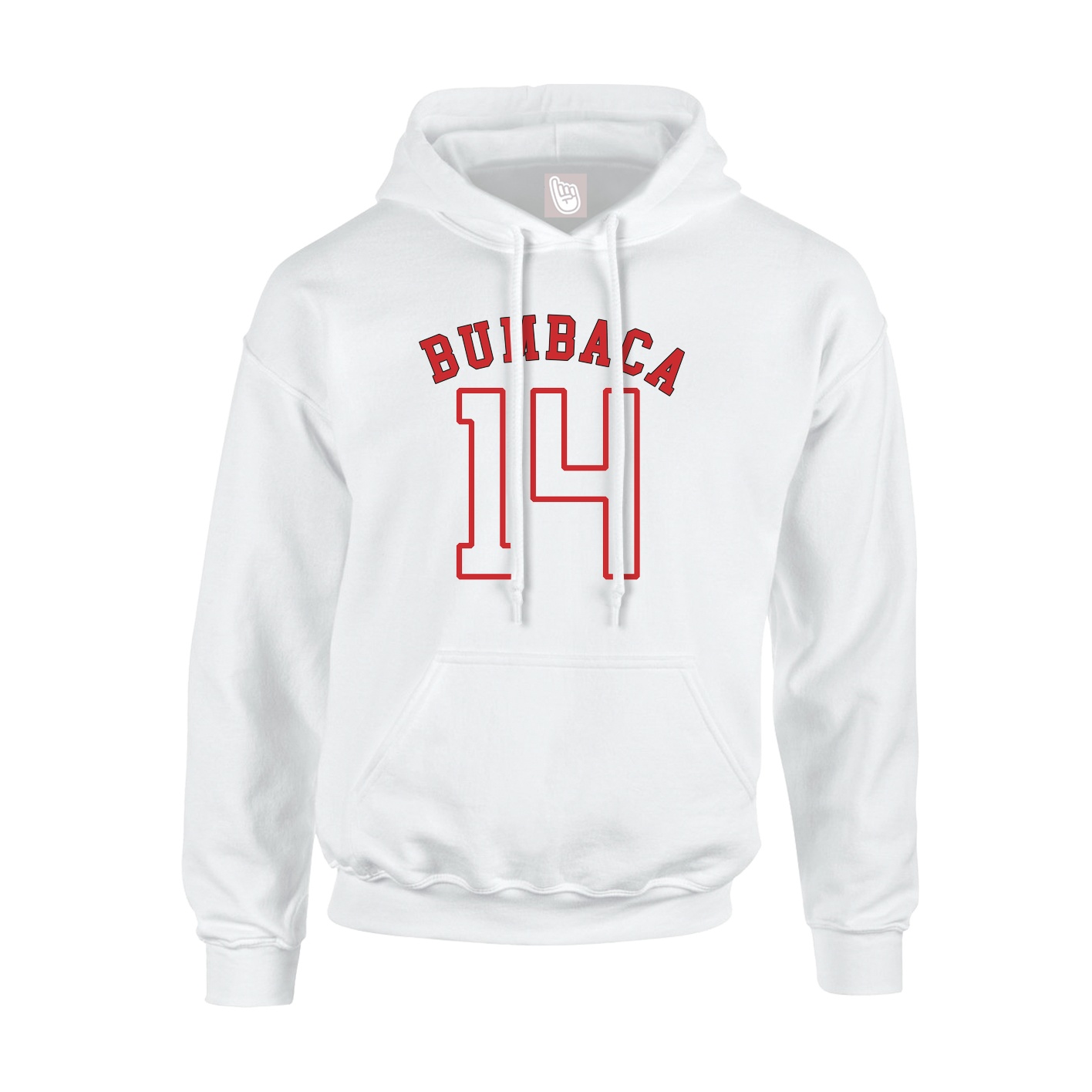 Youth Hoodie — Shirsey Arch in White