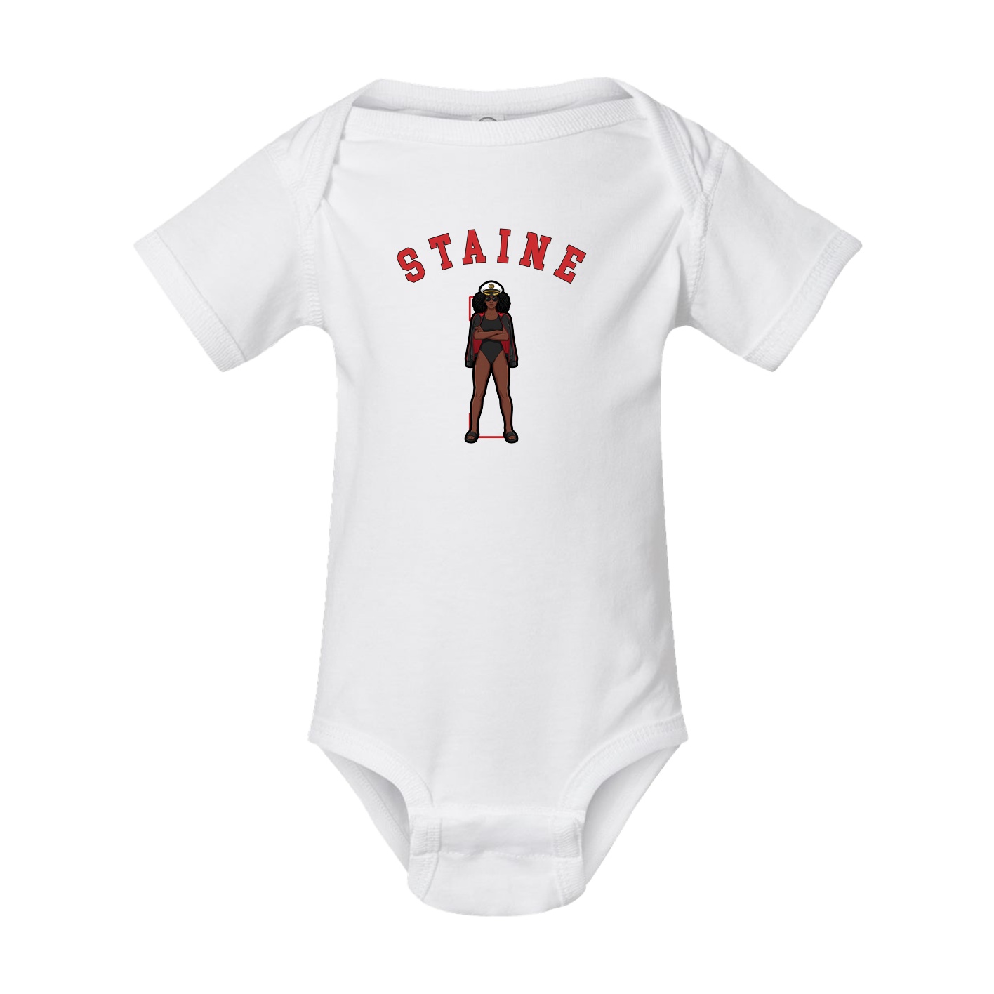 Baby Onesie — Shirsey Arch in White