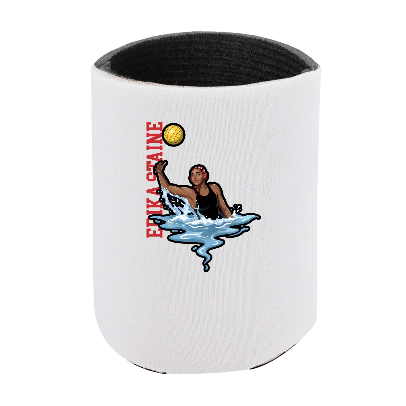 Can Holder — Name Vertical in White