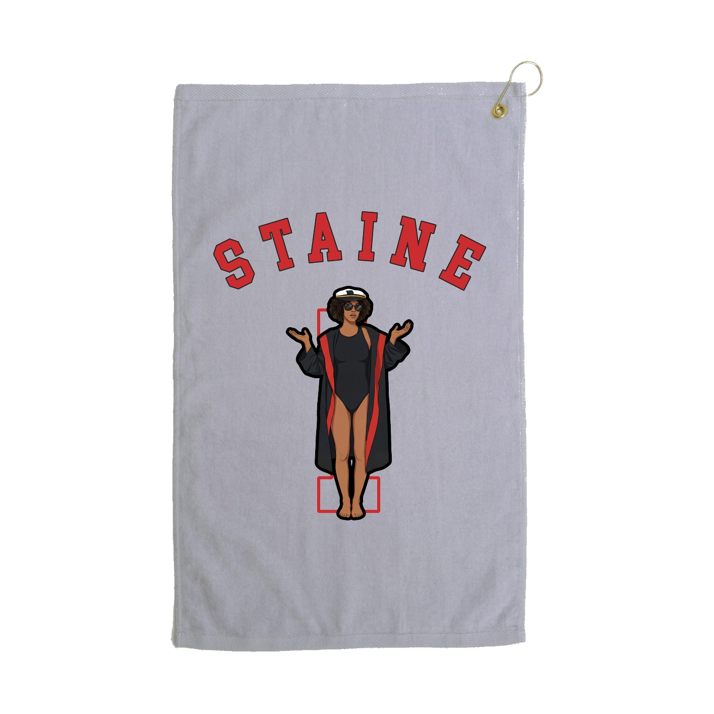 Golf Towel — Shirsey Arch in Grey