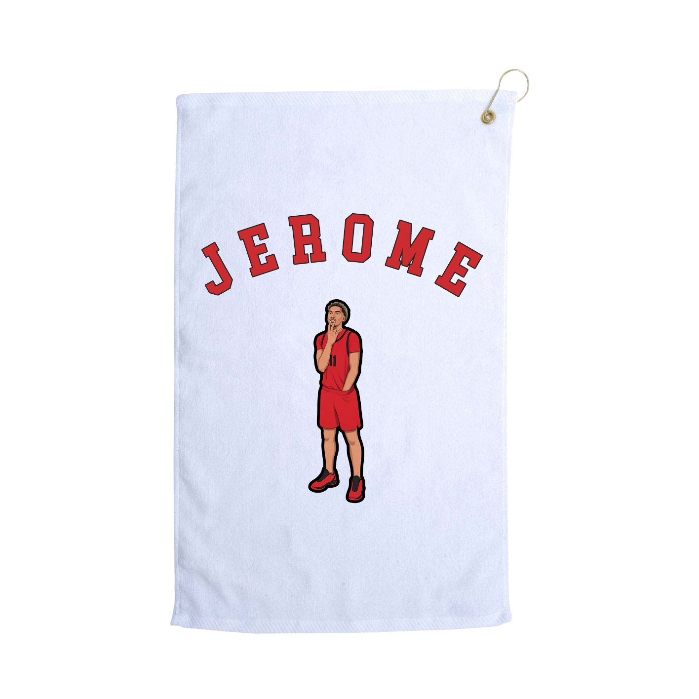 Golf Towel — Shirsey Arch in White