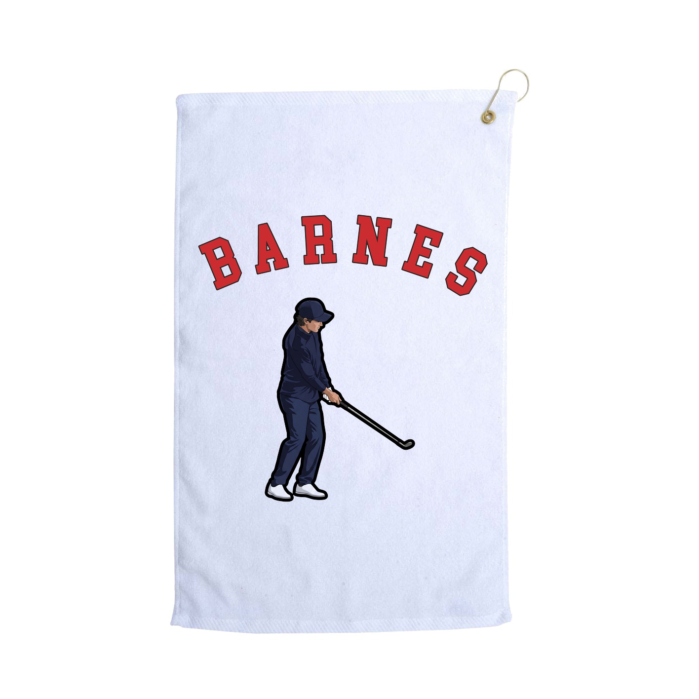 Golf Towel — Shirsey Arch in White