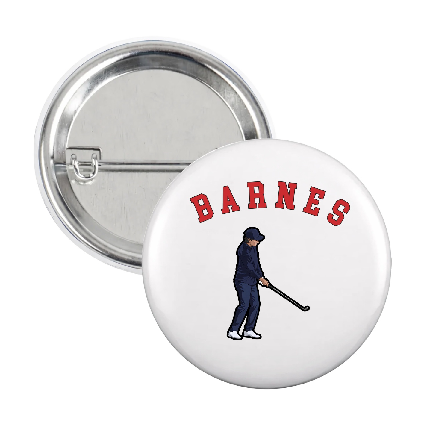 Game Day Button — Shirsey Arch in White