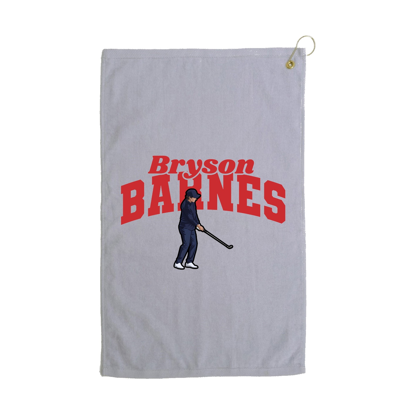 Golf Towel — Signature Arch in Grey