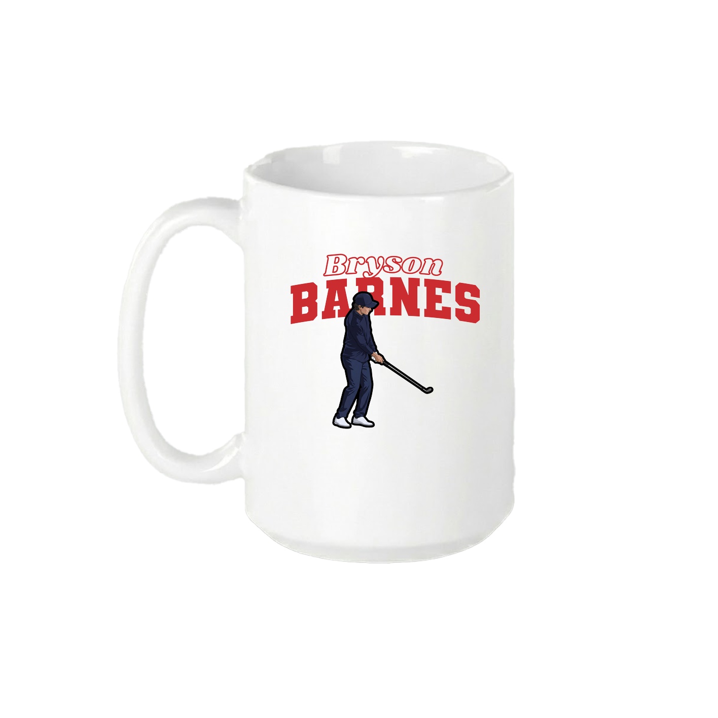 15oz Coffee Mug — Name Arch in White