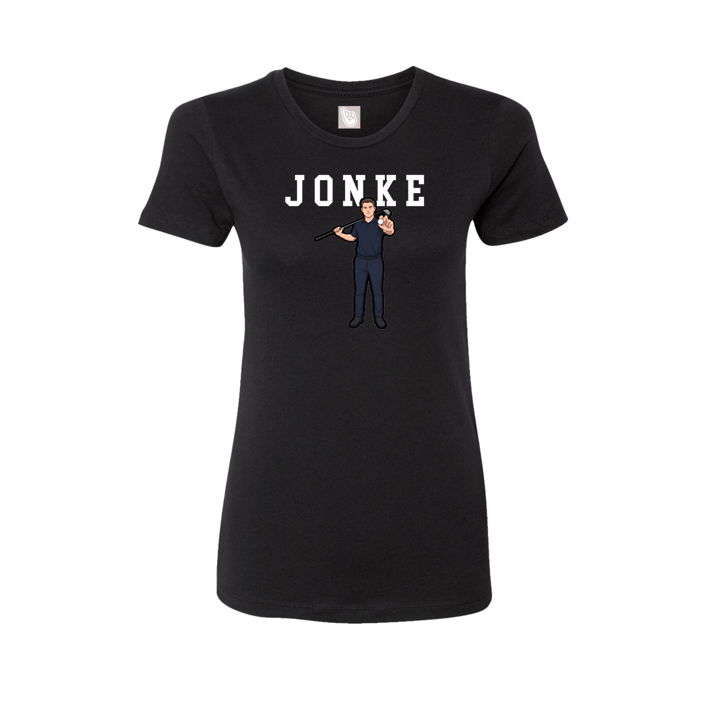 Fitted Women's Tee — Shirsey in Black