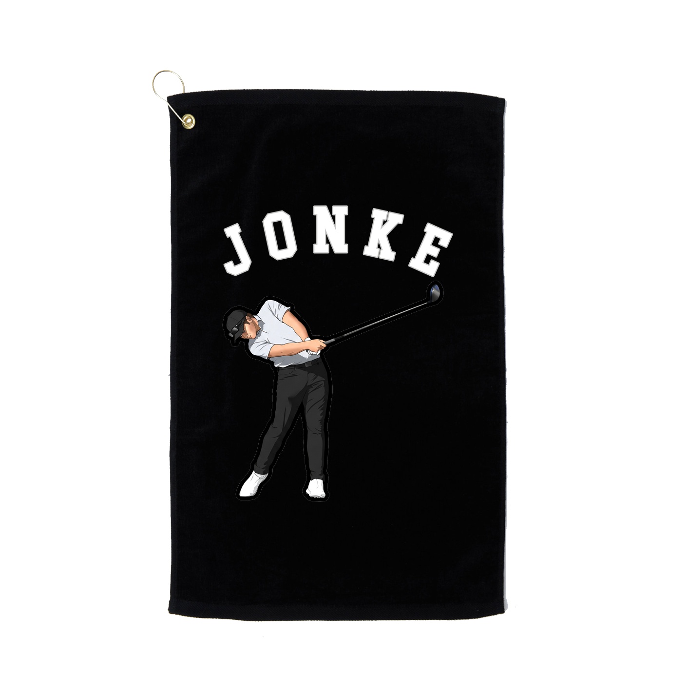 Golf Towel — Shirsey Arch in Black