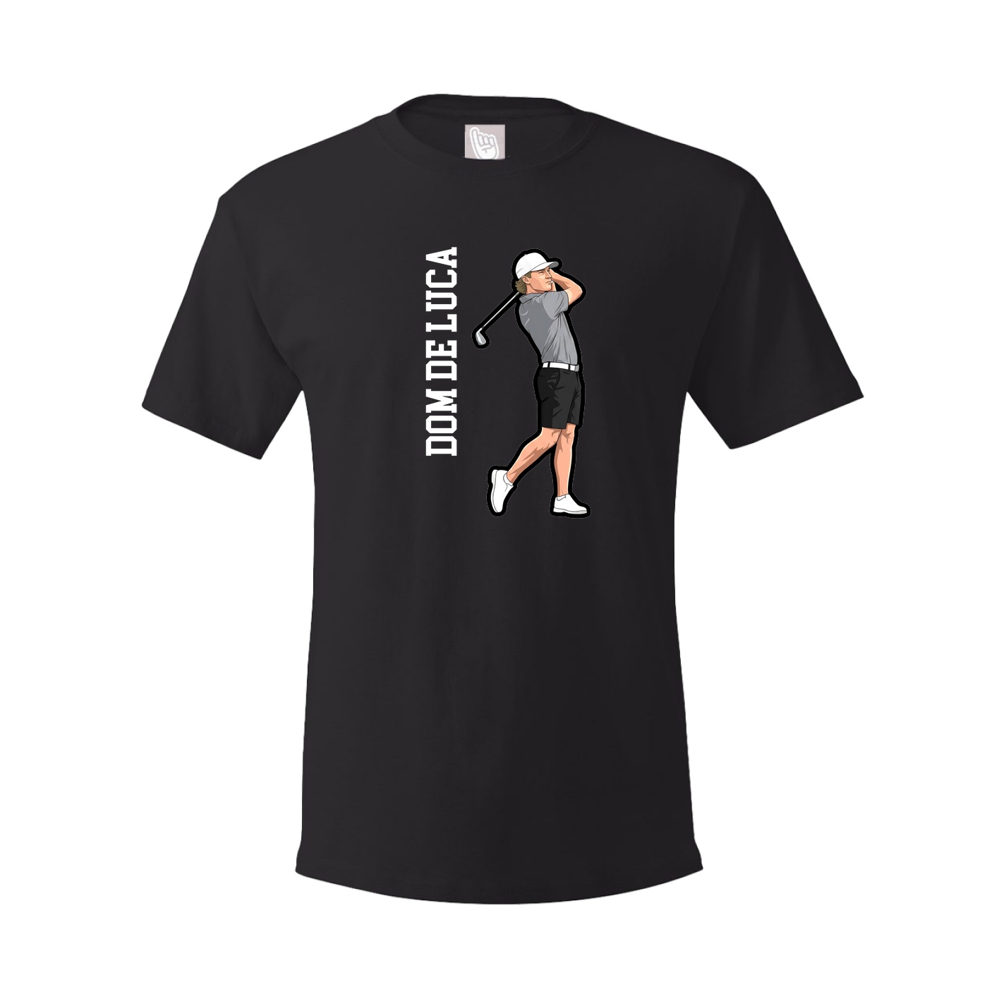 Tee — Name Vertical in Black