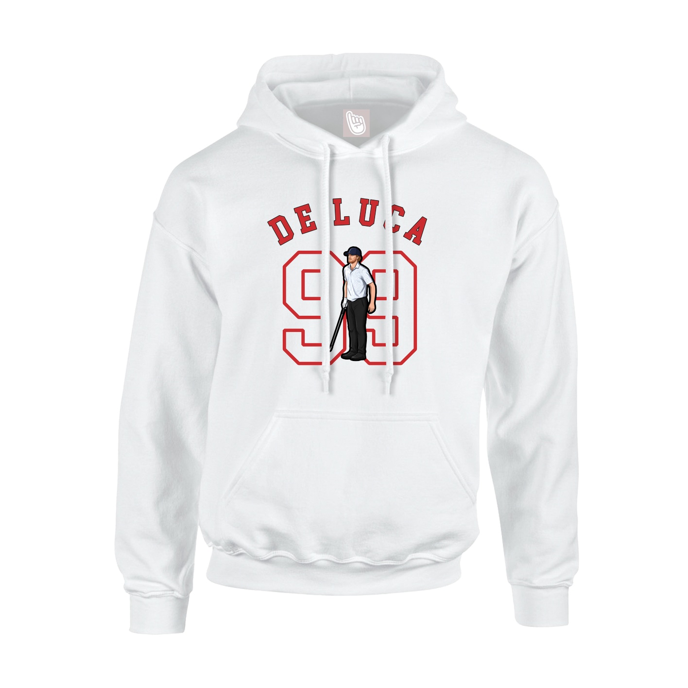 Hoodie — Shirsey Arch in White