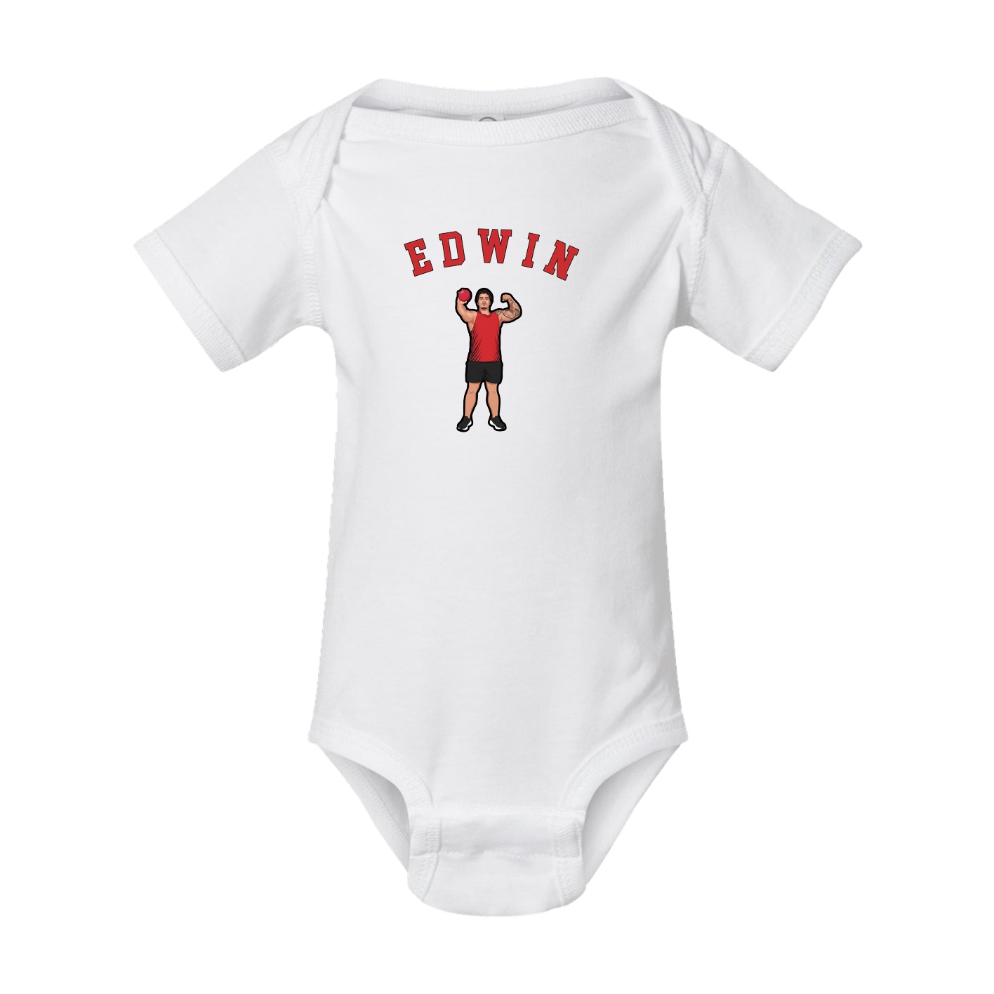 Baby Onesie — Shirsey Arch in White