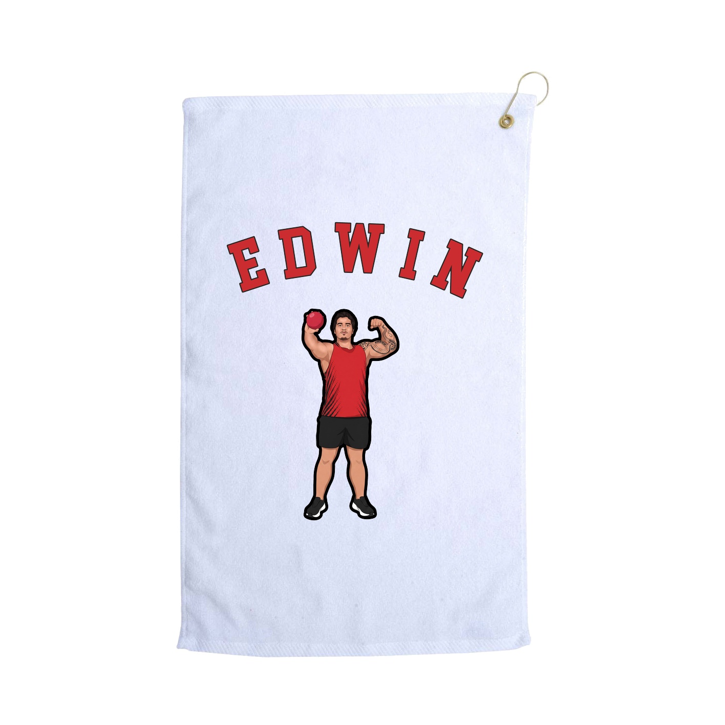 Golf Towel — Shirsey Arch in White