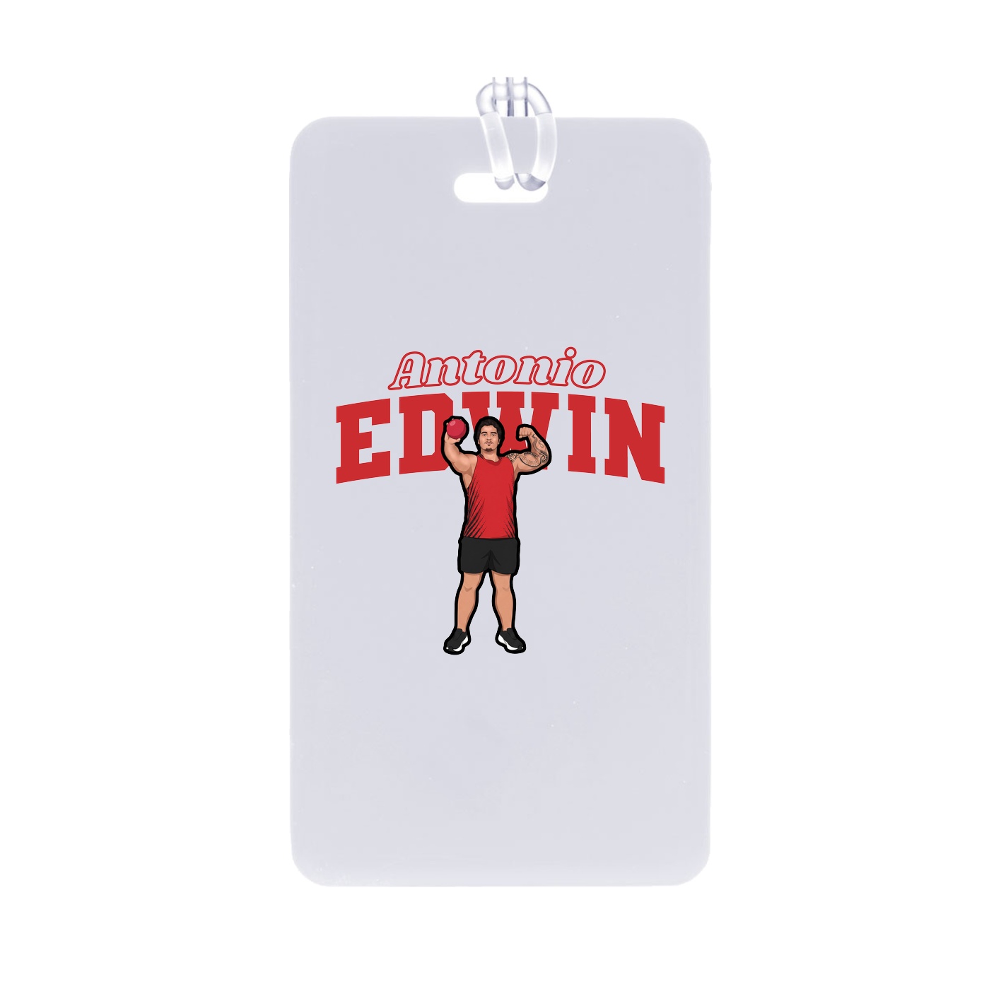 Bag Tag — Name Arch in Classic