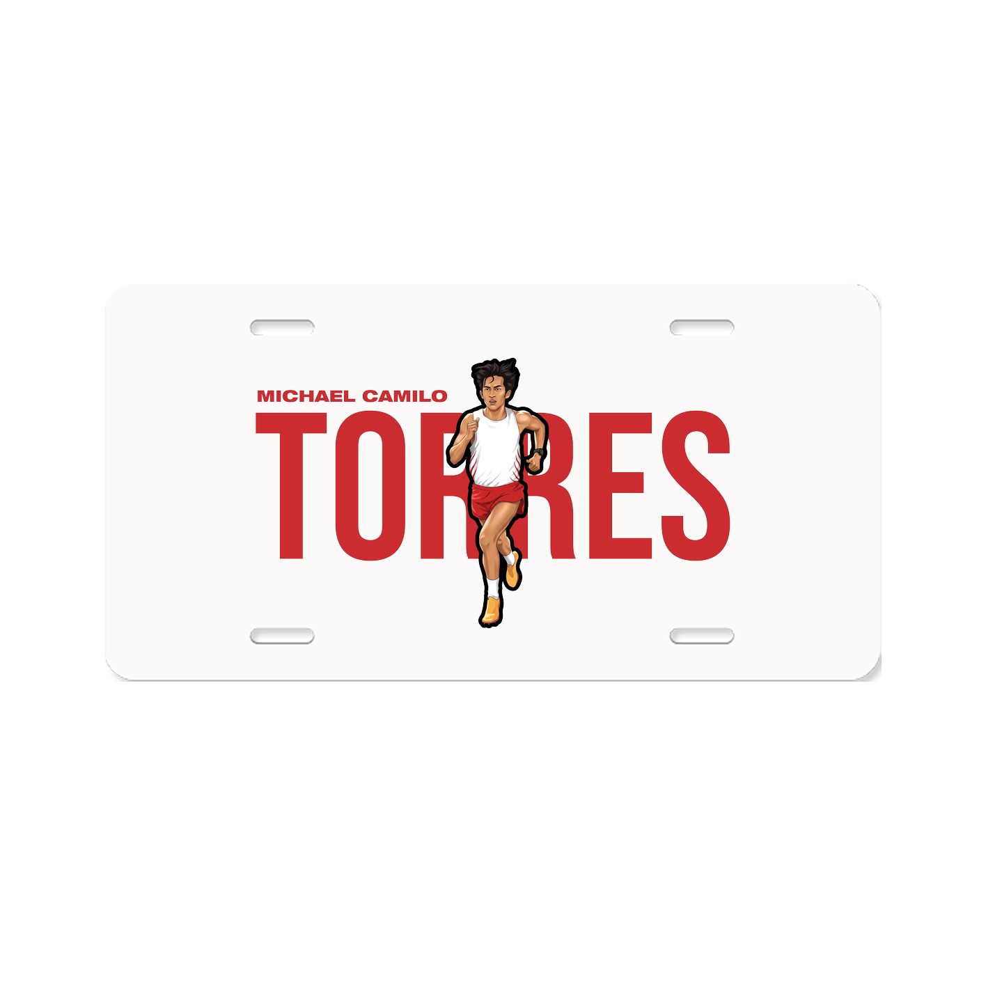License Plate — Player Name in Classic