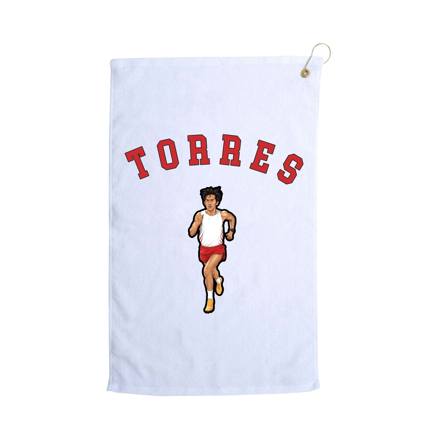 Golf Towel — Shirsey Arch in White