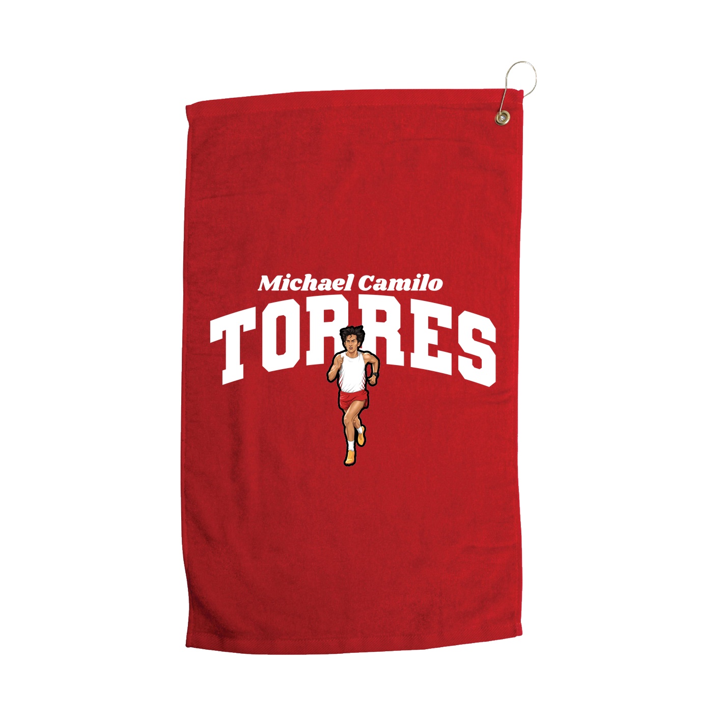 Golf Towel — Signature Arch in Red