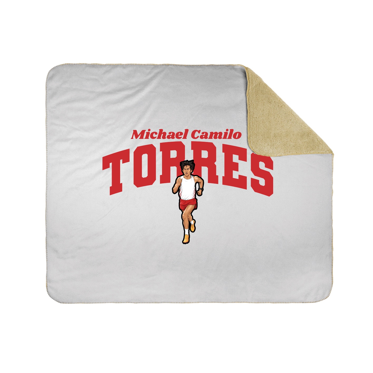Throw Blanket — Signature Arch in White