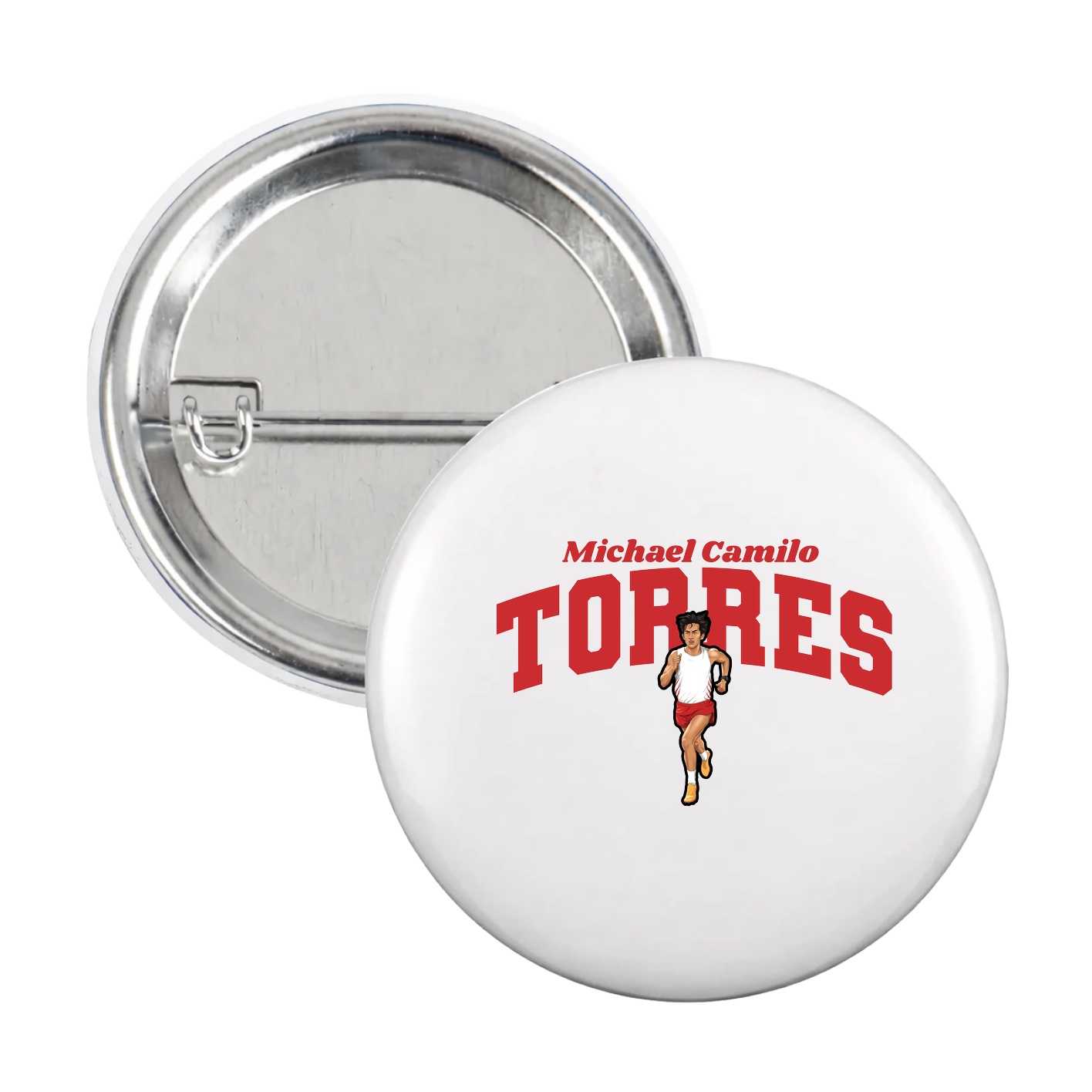 Game Day Button — Signature Arch in White
