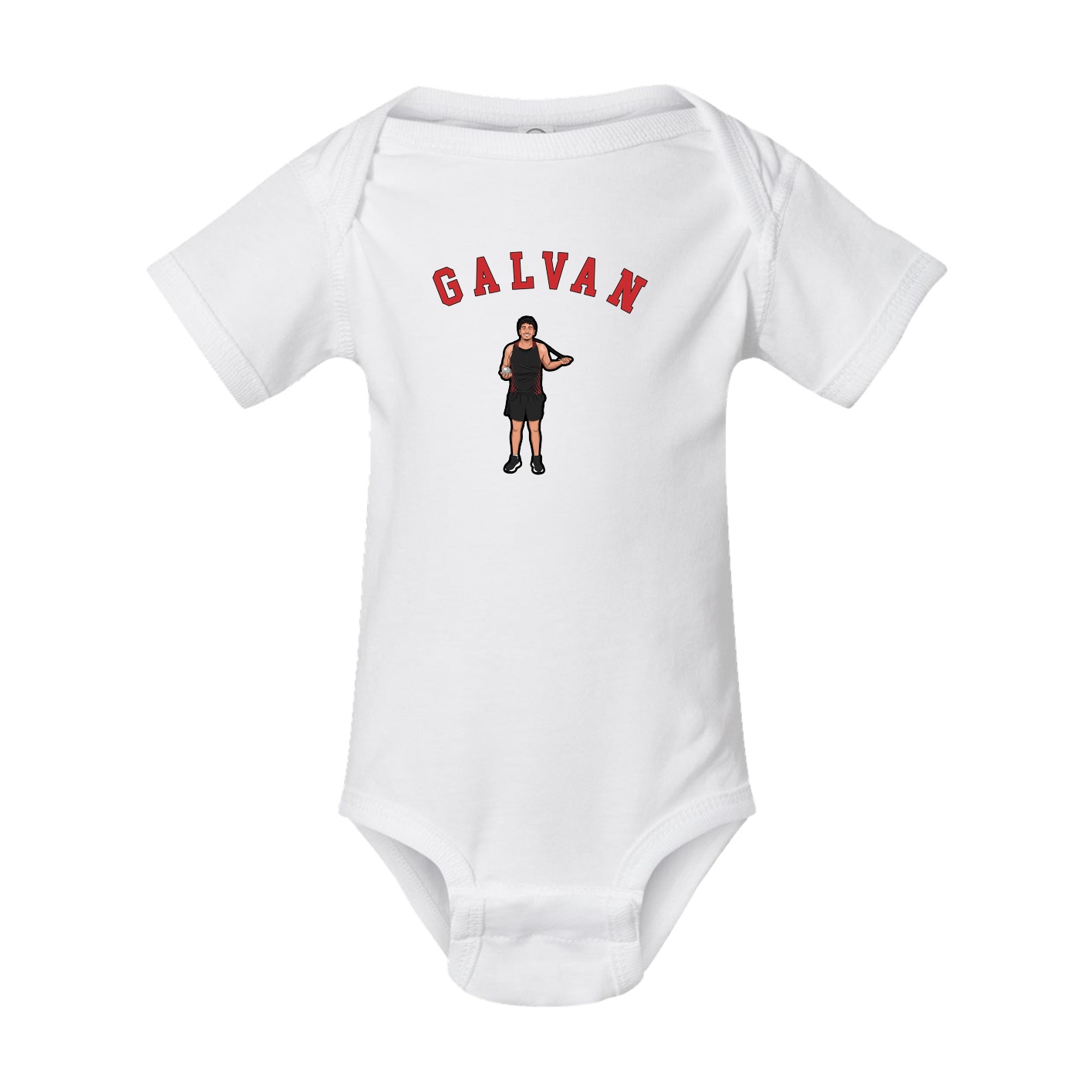 Baby Onesie — Shirsey Arch in White