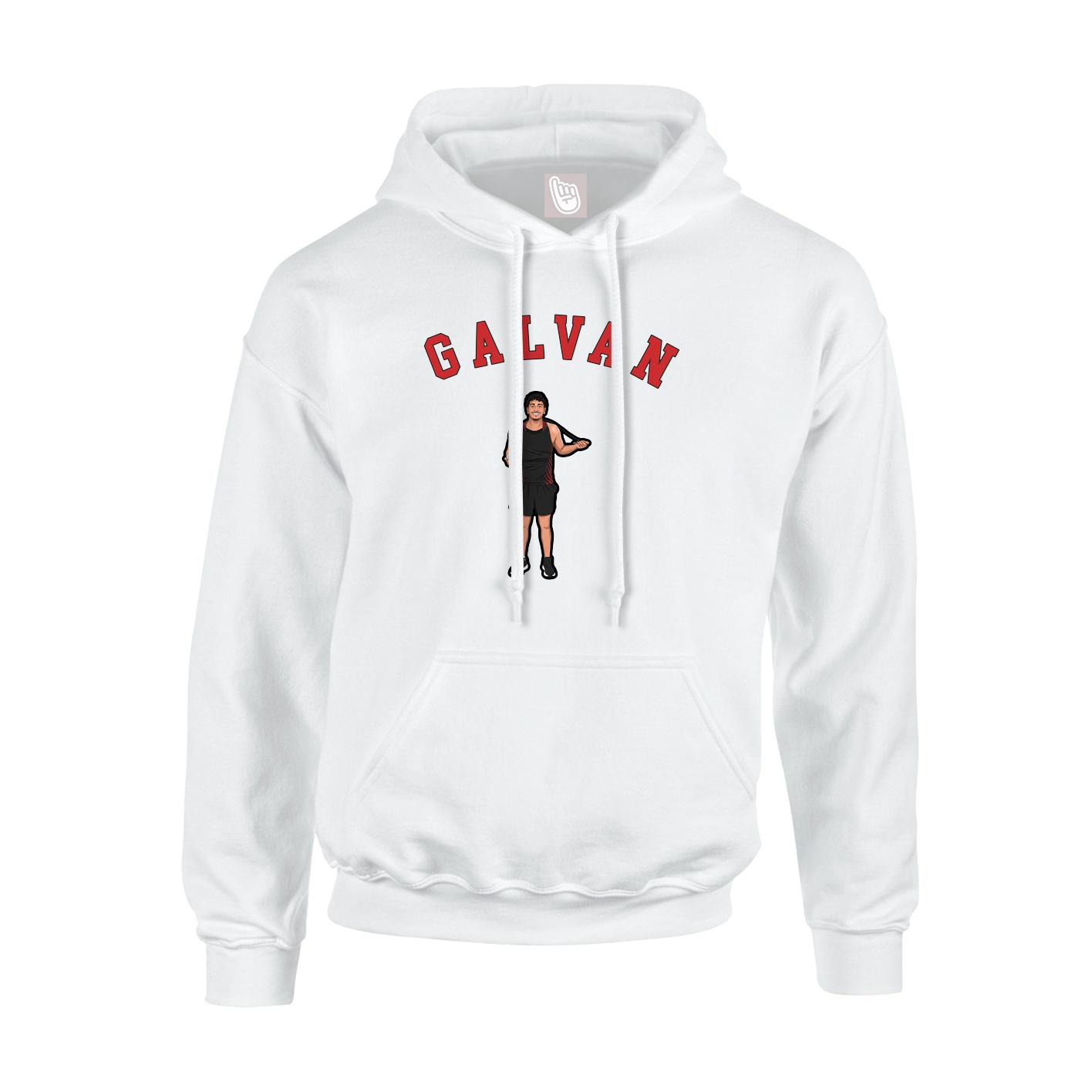 Youth Hoodie — Shirsey Arch in White