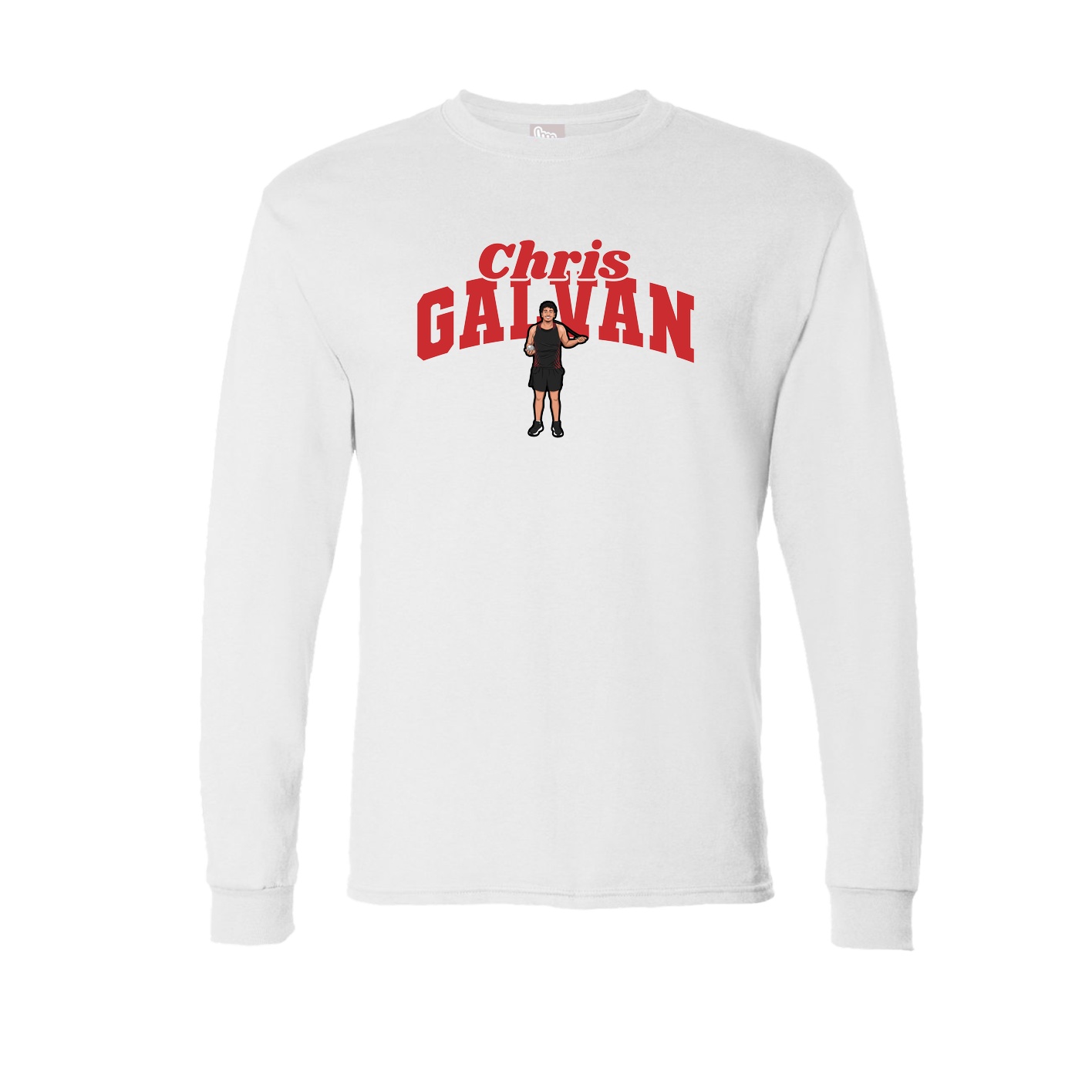 Long Sleeve Tee — Signature Arch in White