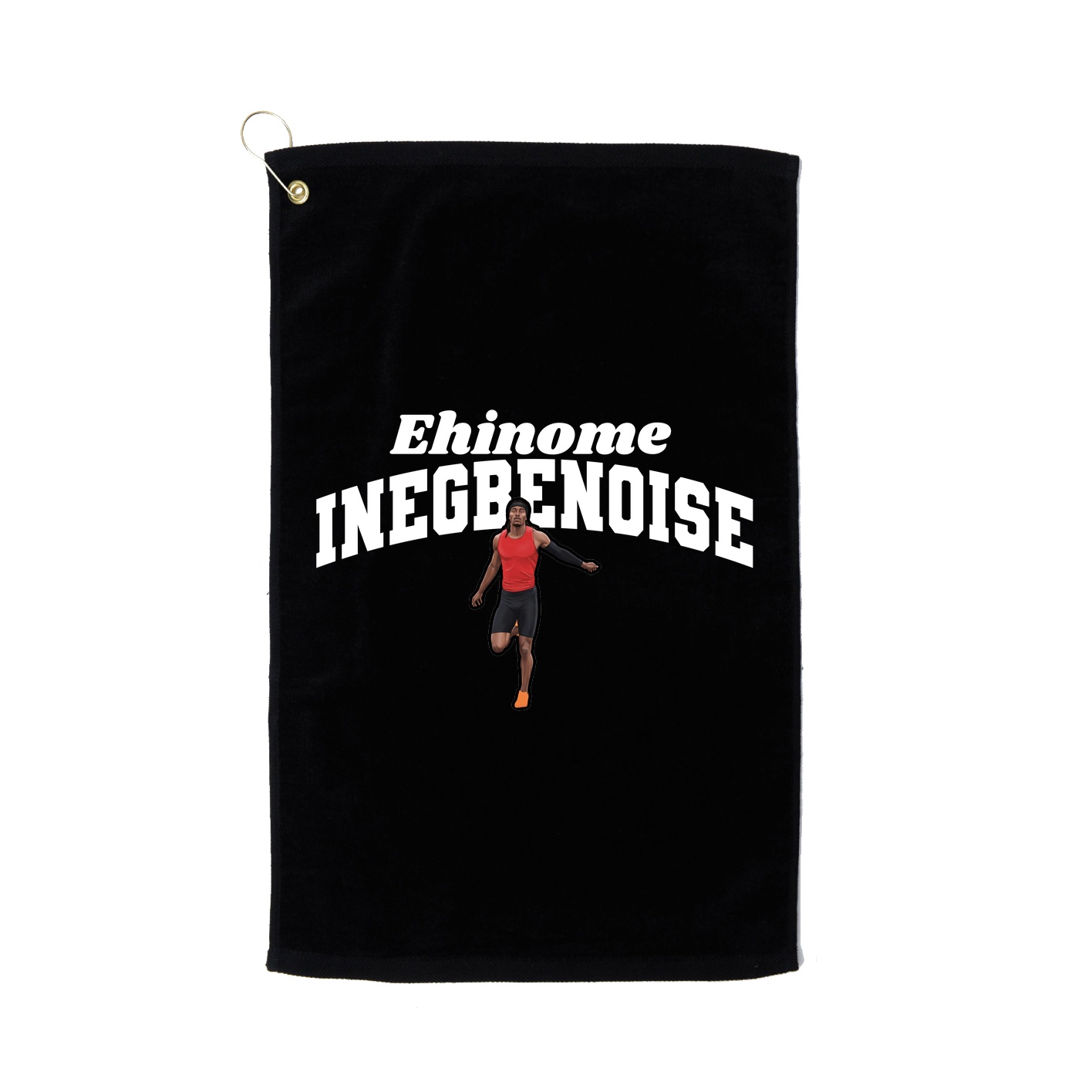 Golf Towel — Signature Arch in Black