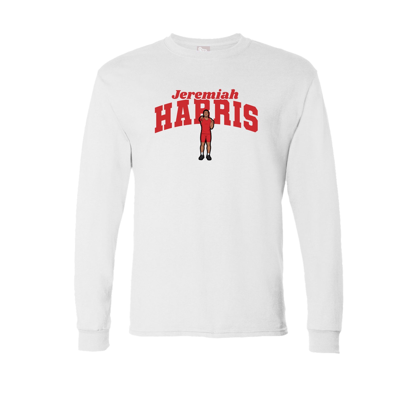 Long Sleeve Tee — Signature Arch in White