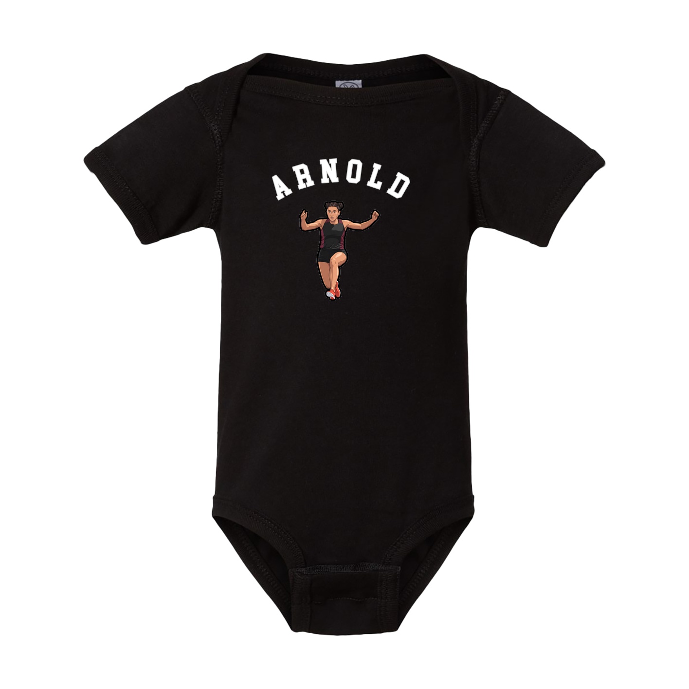 Baby Onesie — Shirsey Arch in Black