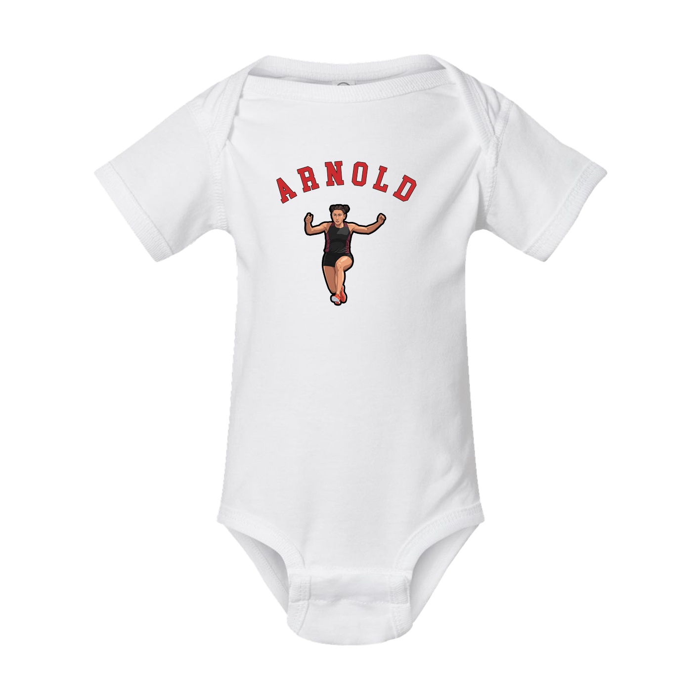 Baby Onesie — Shirsey Arch in White