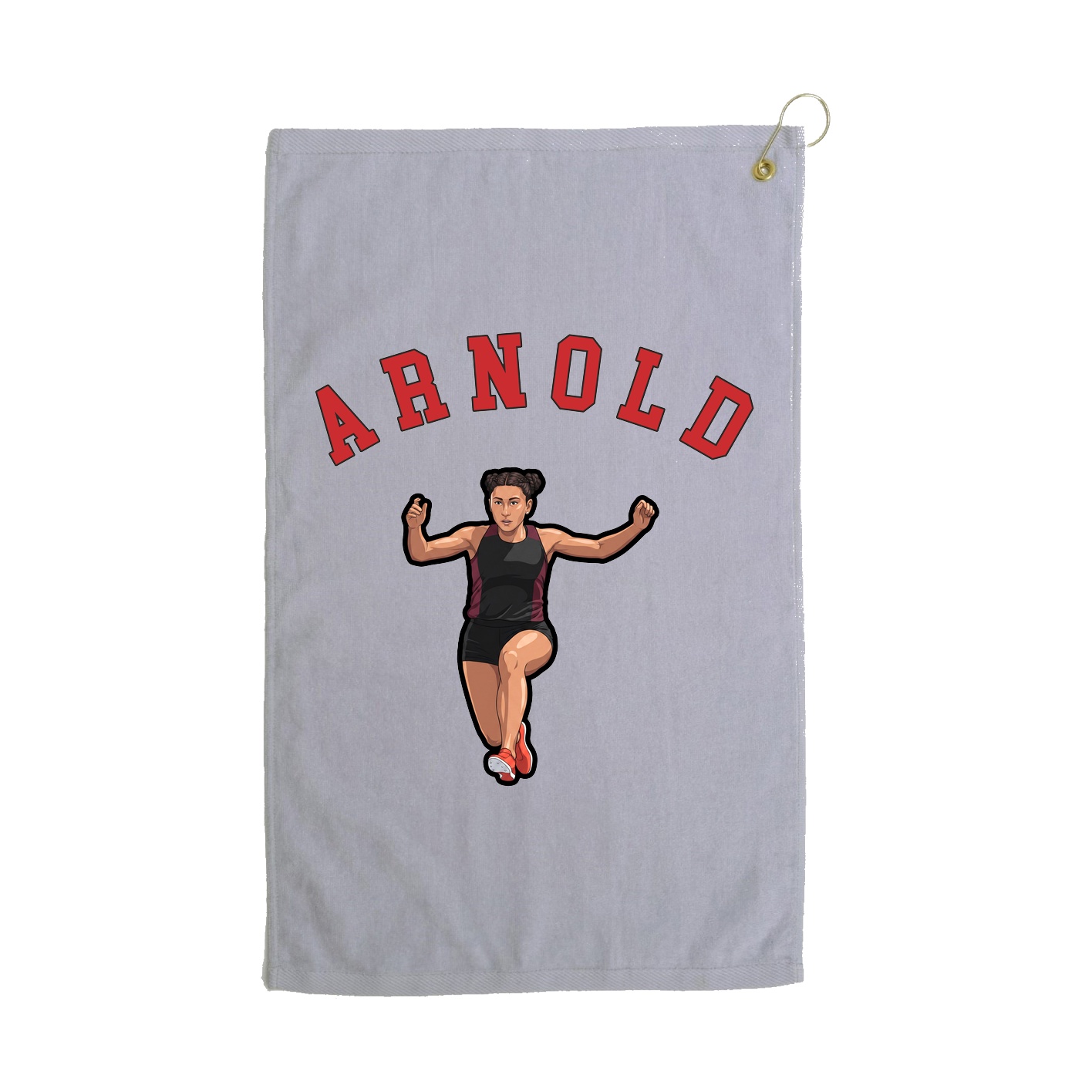 Golf Towel — Shirsey Arch in Grey