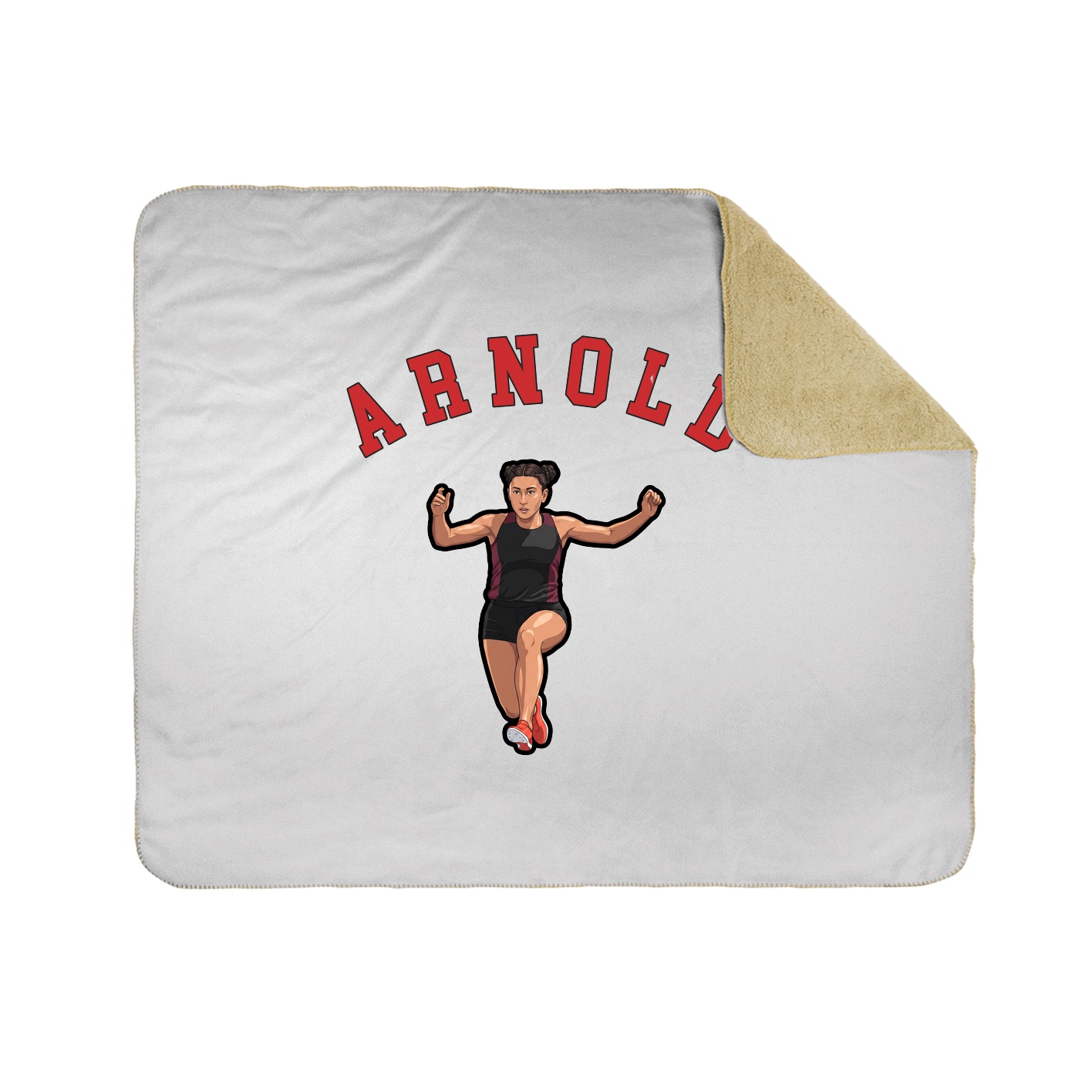 Throw Blanket — Shirsey Arch in White