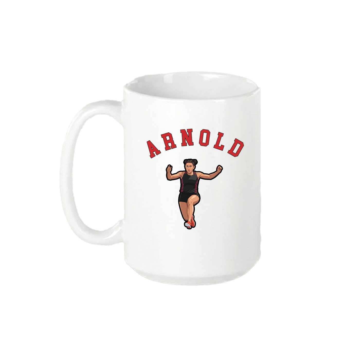 15oz Coffee Mug — Shirsey Arch in White