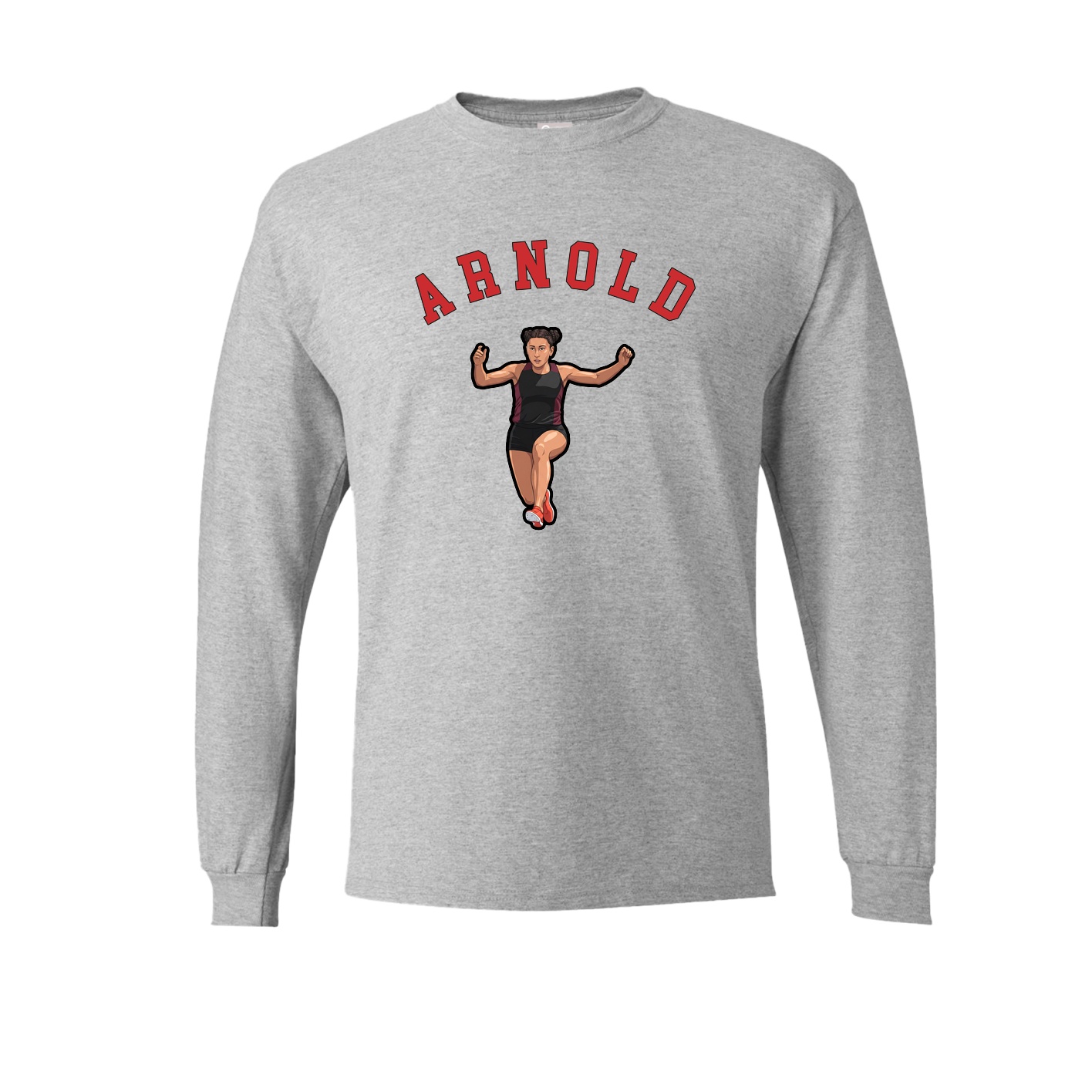 Long Sleeve Tee — Shirsey Arch in Grey