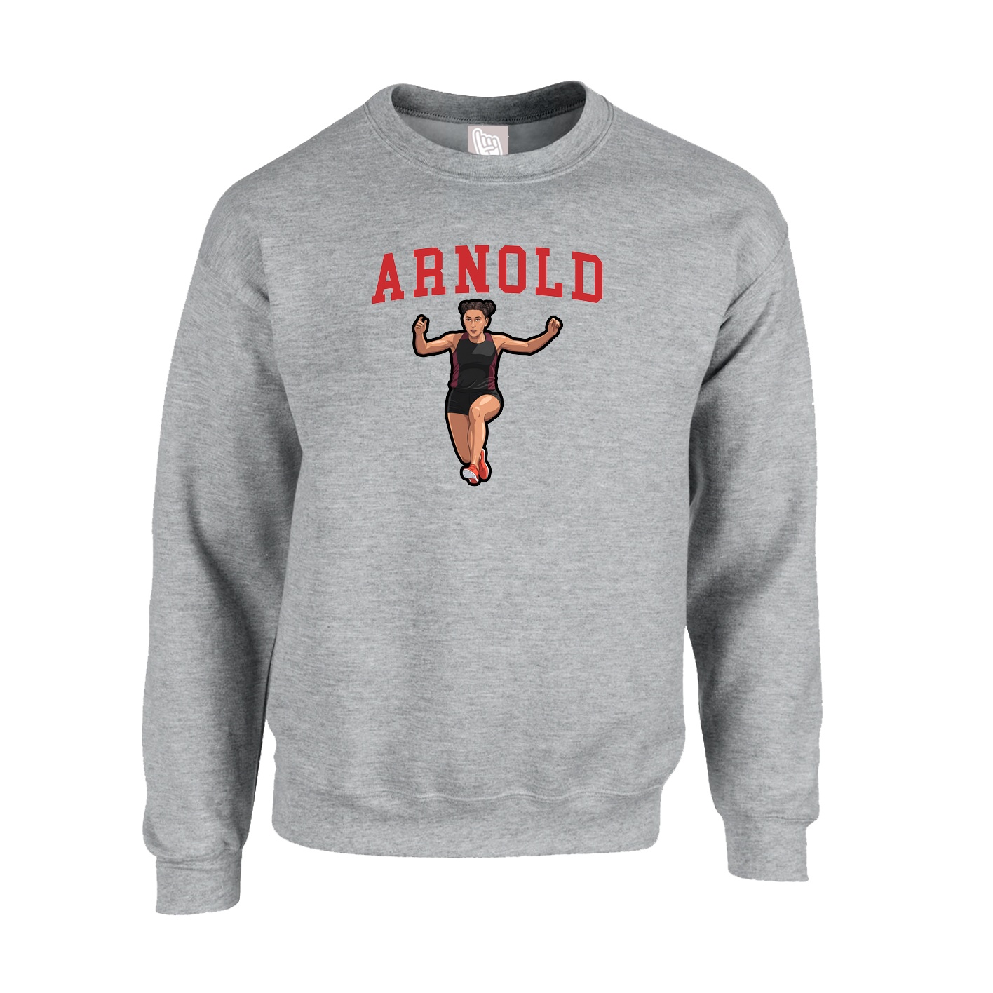 Fleece Crew — Shirsey in Grey