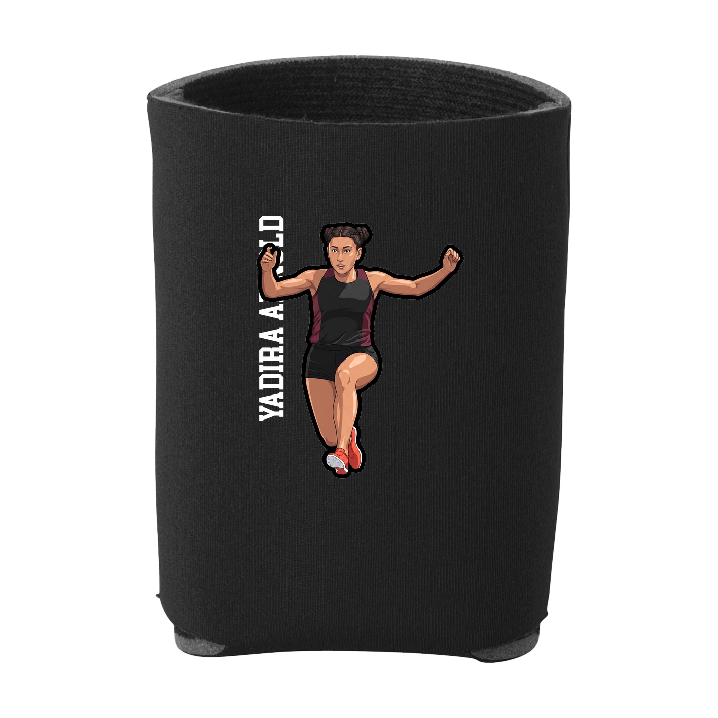 Can Holder — Name Vertical in Black