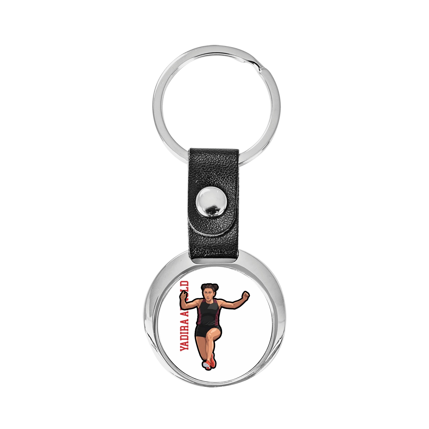 Key Chain — Name Vertical in Classic