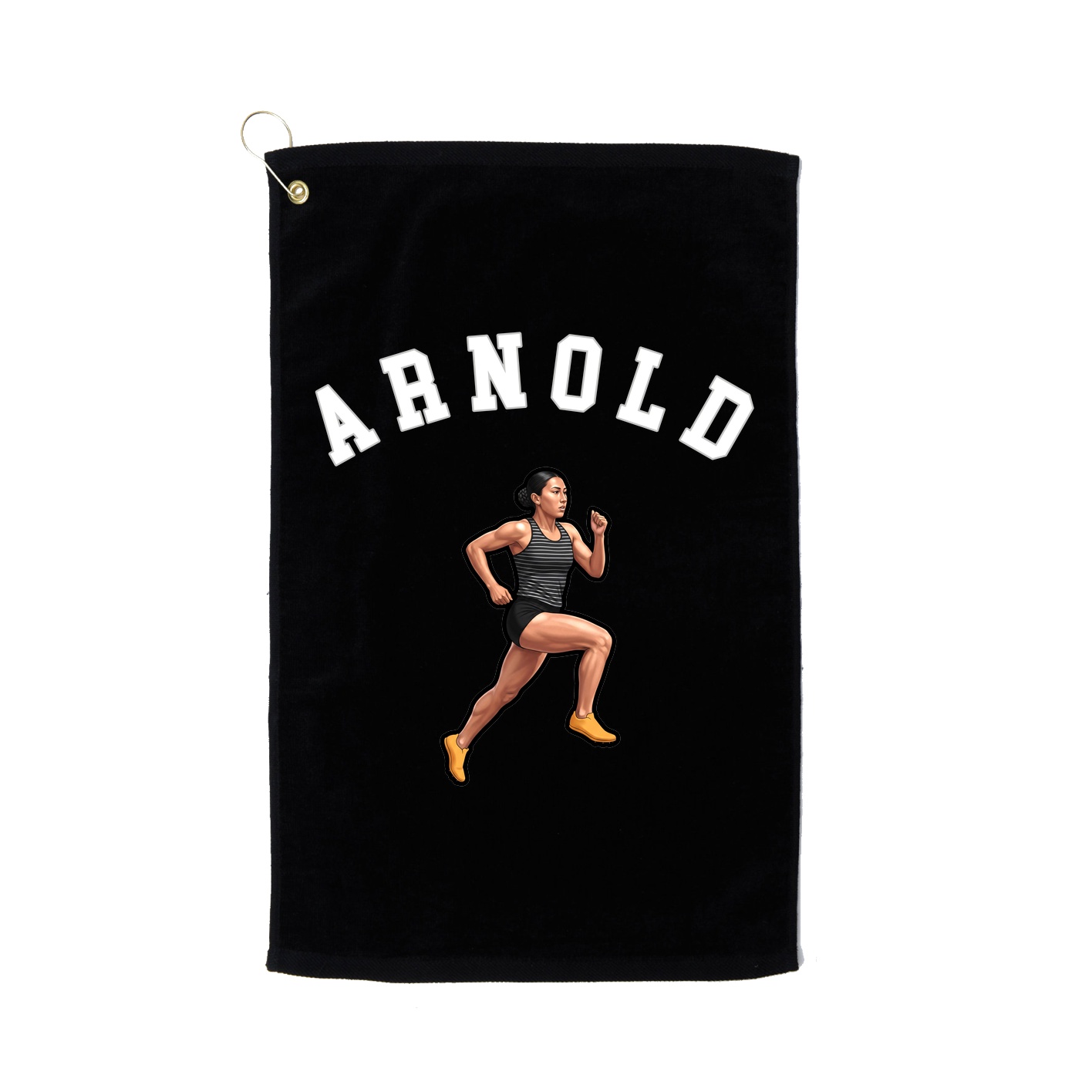Golf Towel — Shirsey Arch in Black