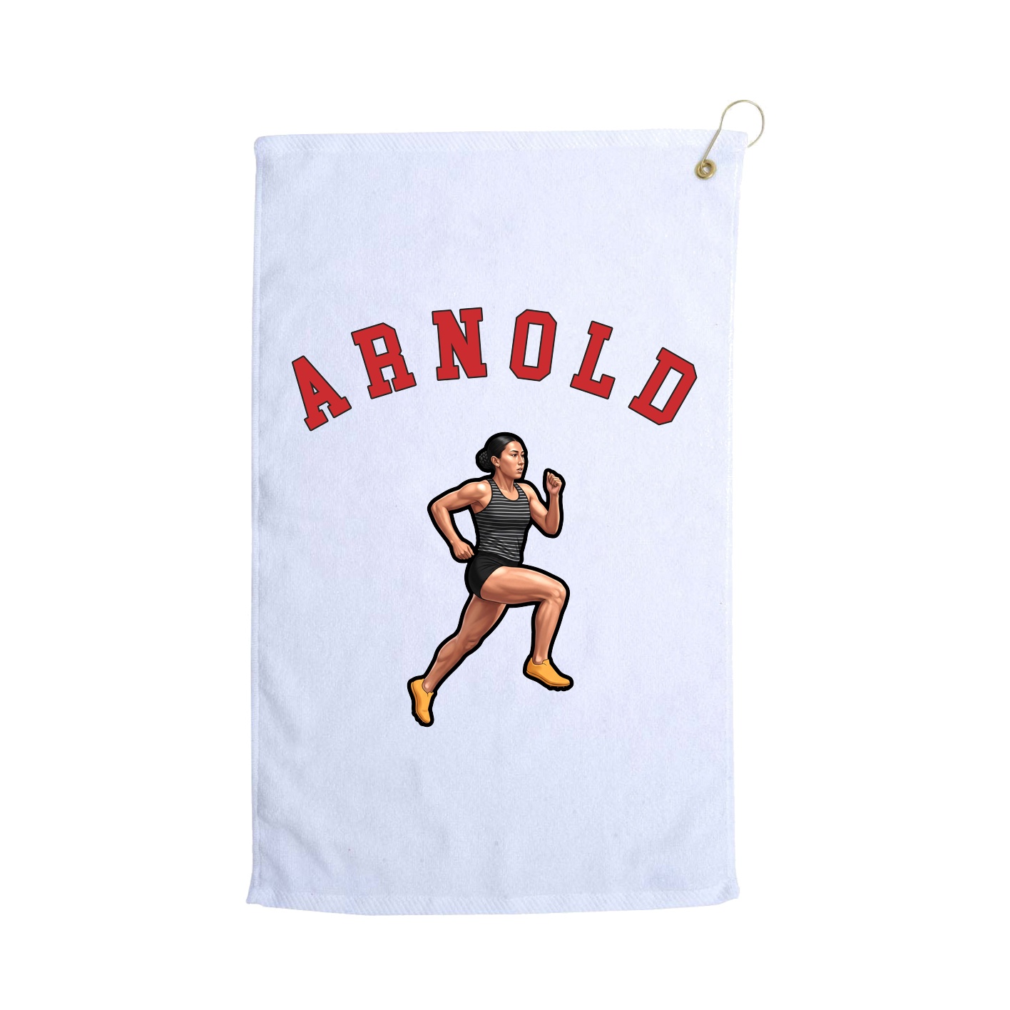 Golf Towel — Shirsey Arch in White