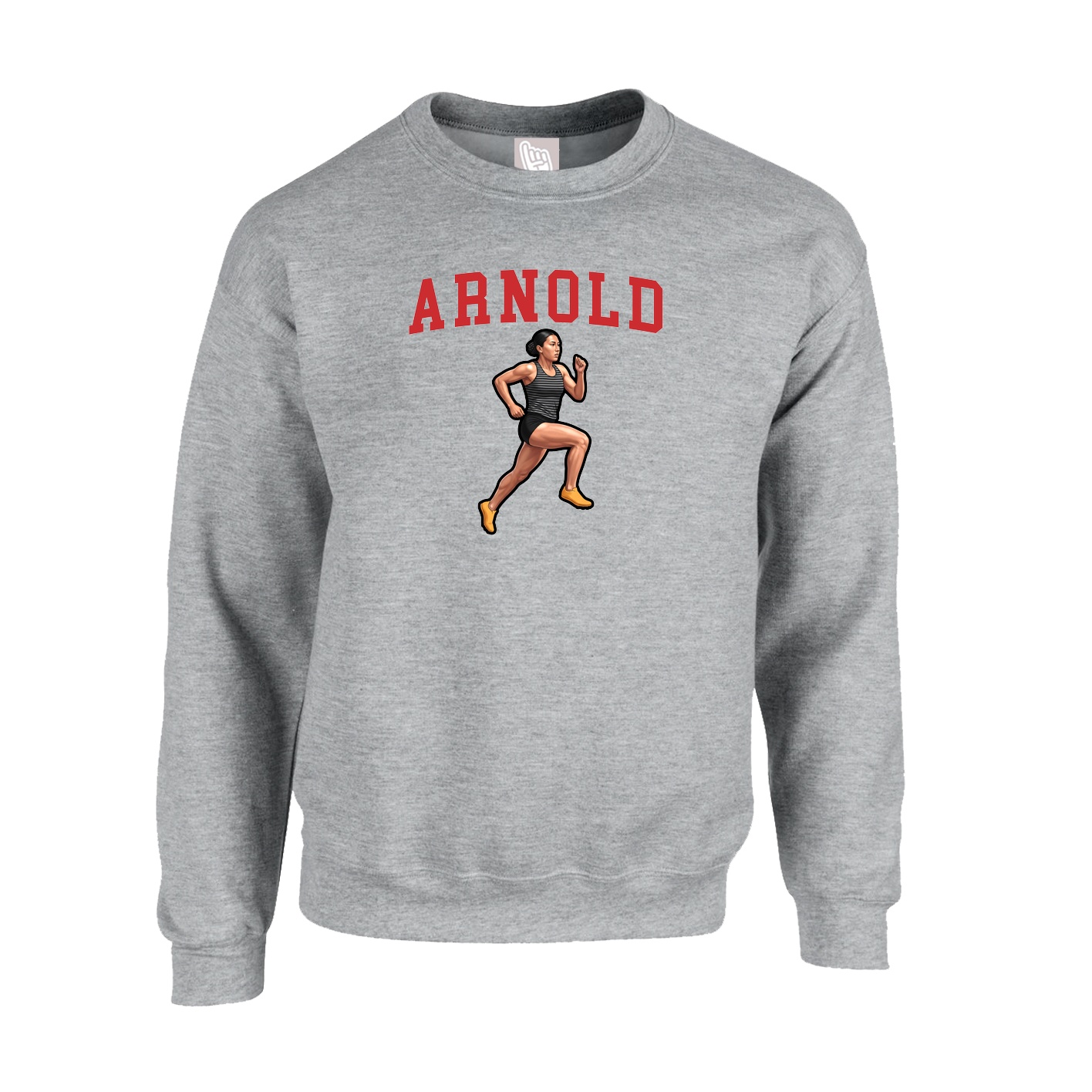 Fleece Crew — Shirsey in Grey