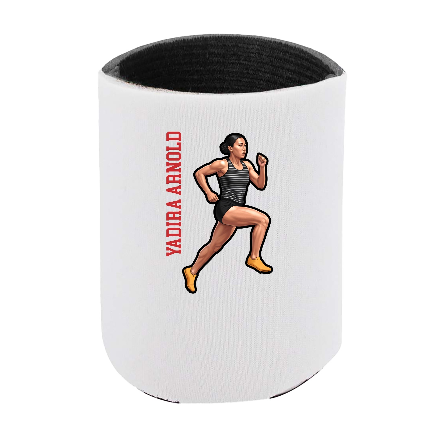 Can Holder — Name Vertical in White
