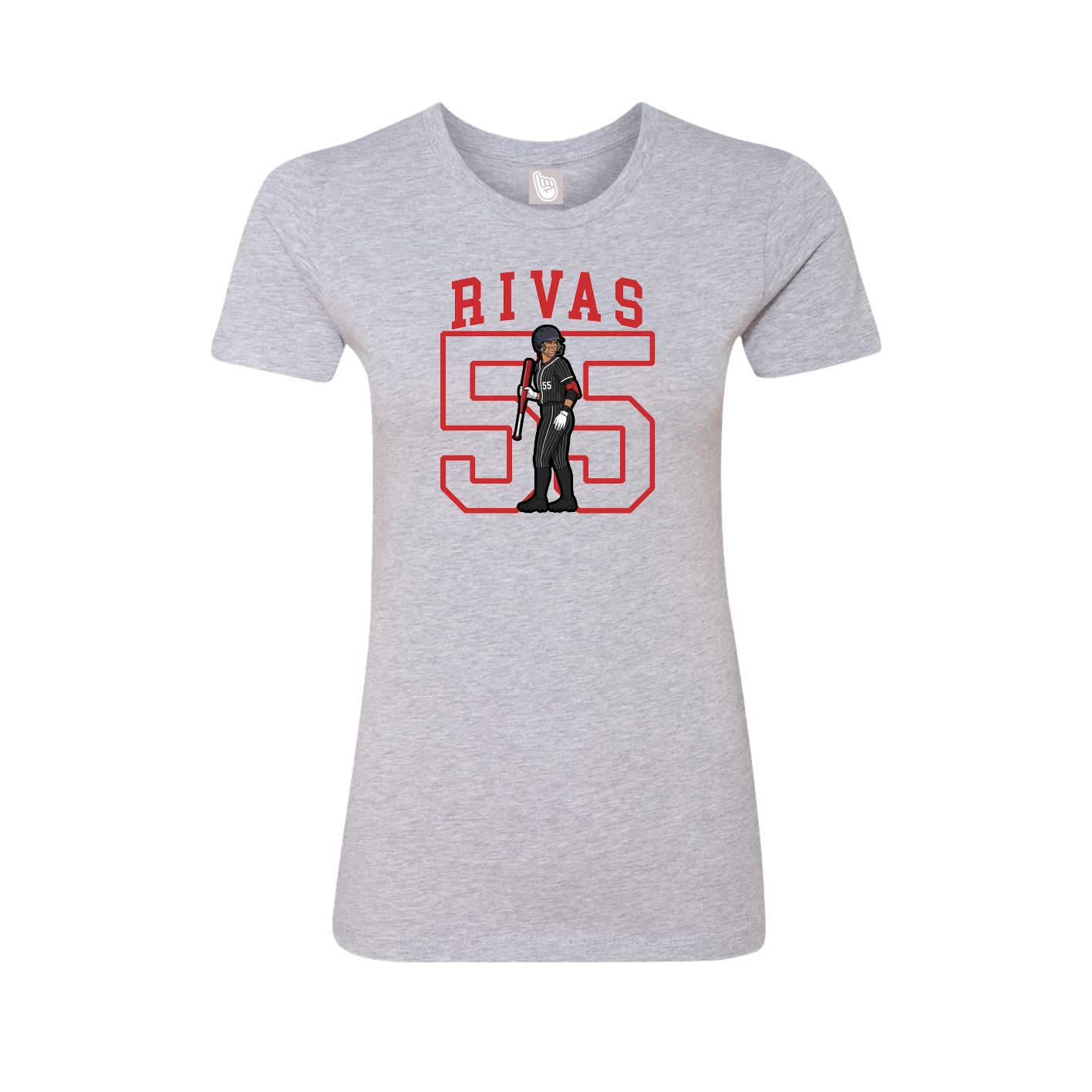 Fitted Women's Tee — Shirsey in Grey
