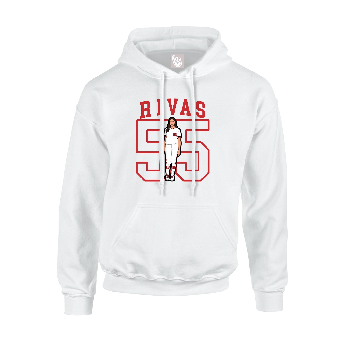 Youth Hoodie — Shirsey in White