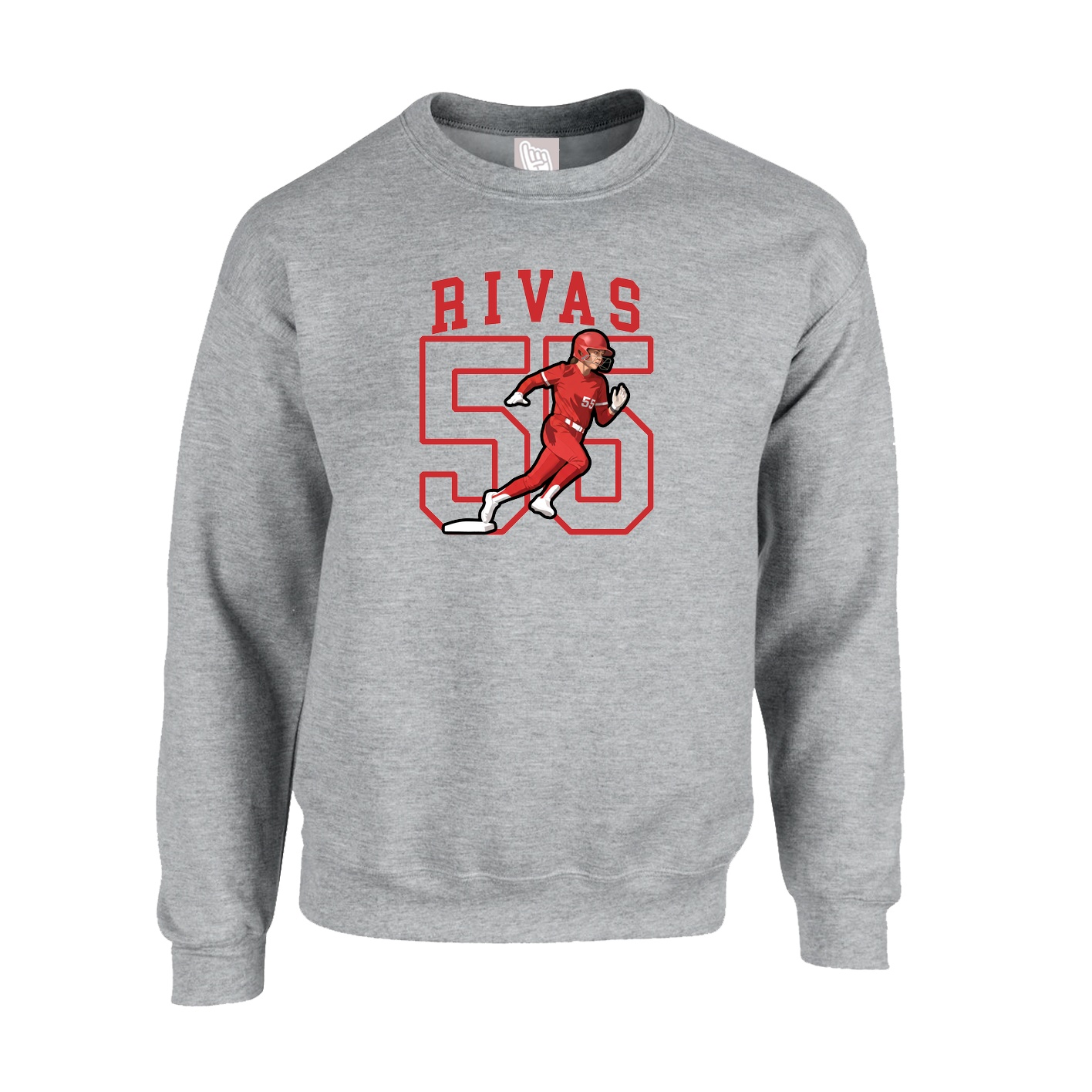 Fleece Crew — Shirsey in Grey