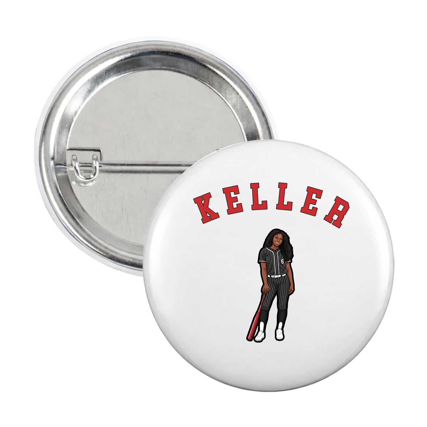 Game Day Button — Shirsey Arch in White