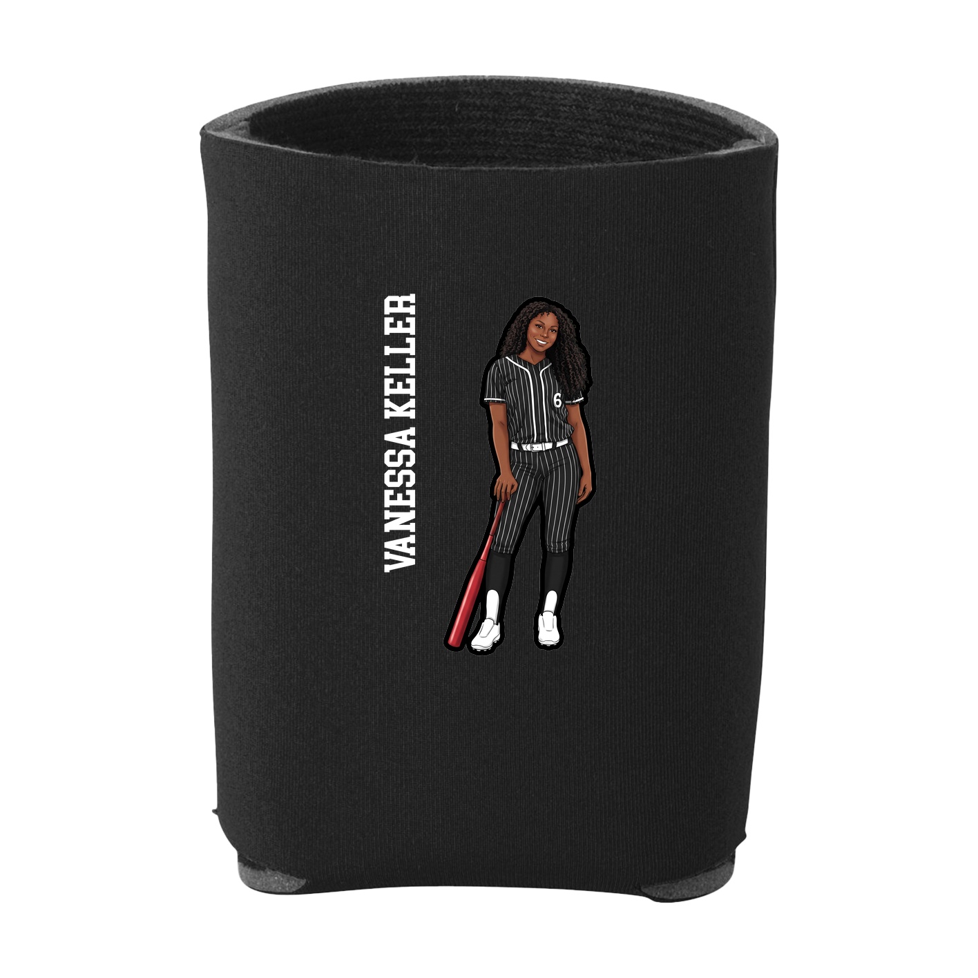 Can Holder — Name Vertical in Black