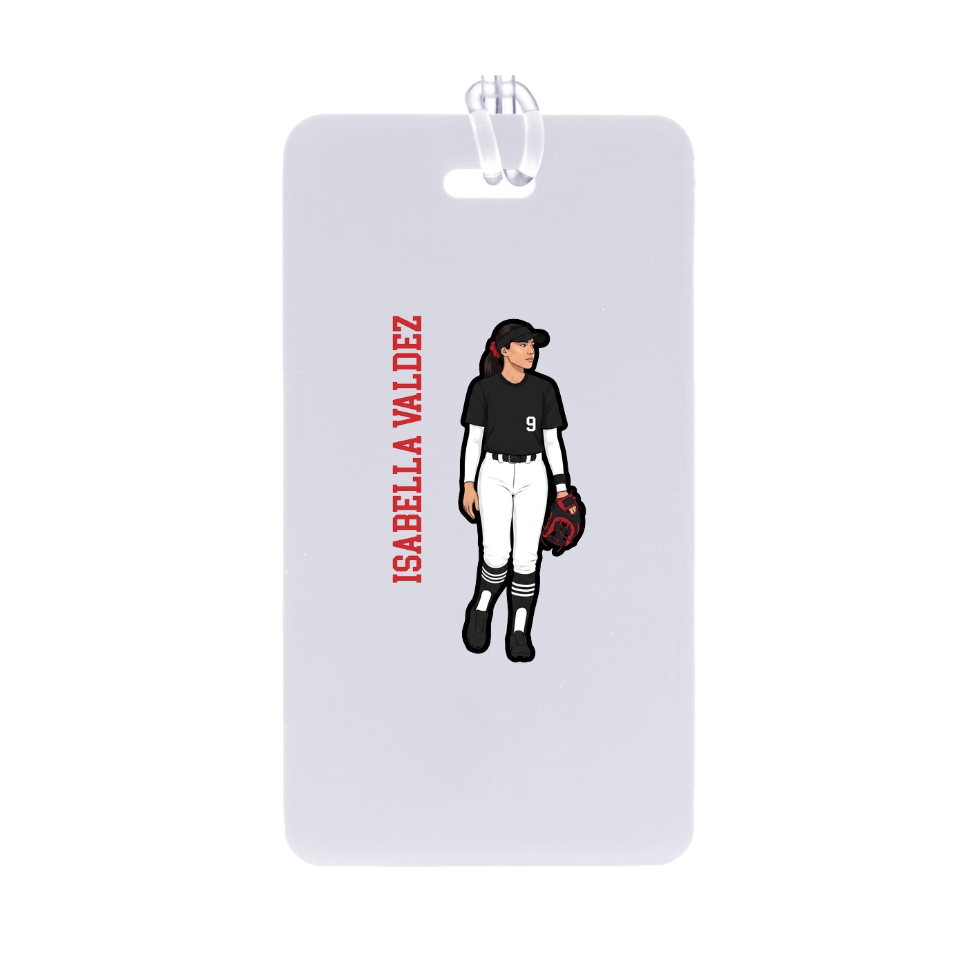 Bag Tag — Name Vertical in Classic